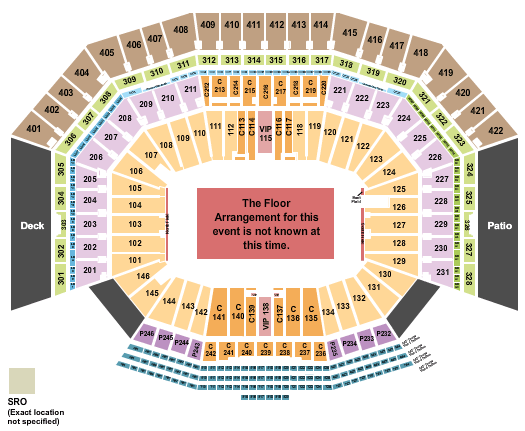 Levi's Stadium Chris Brown Seating Chart